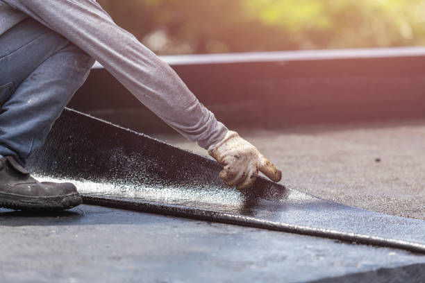Professional Emergency Waterproofing technician working in Monrovia, IN